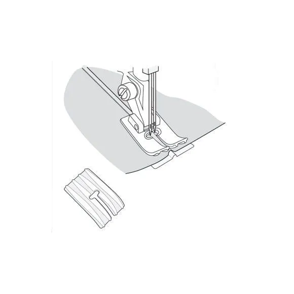 3 Groove Pin Tuck Foot w/ Raised Seam Plate, Viking  #412992845