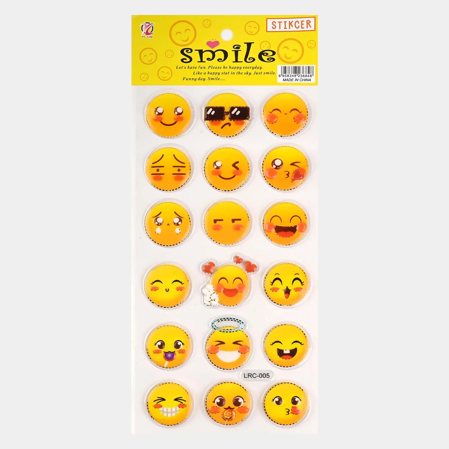 3D EMOJIS STICKERS FOR KIDS