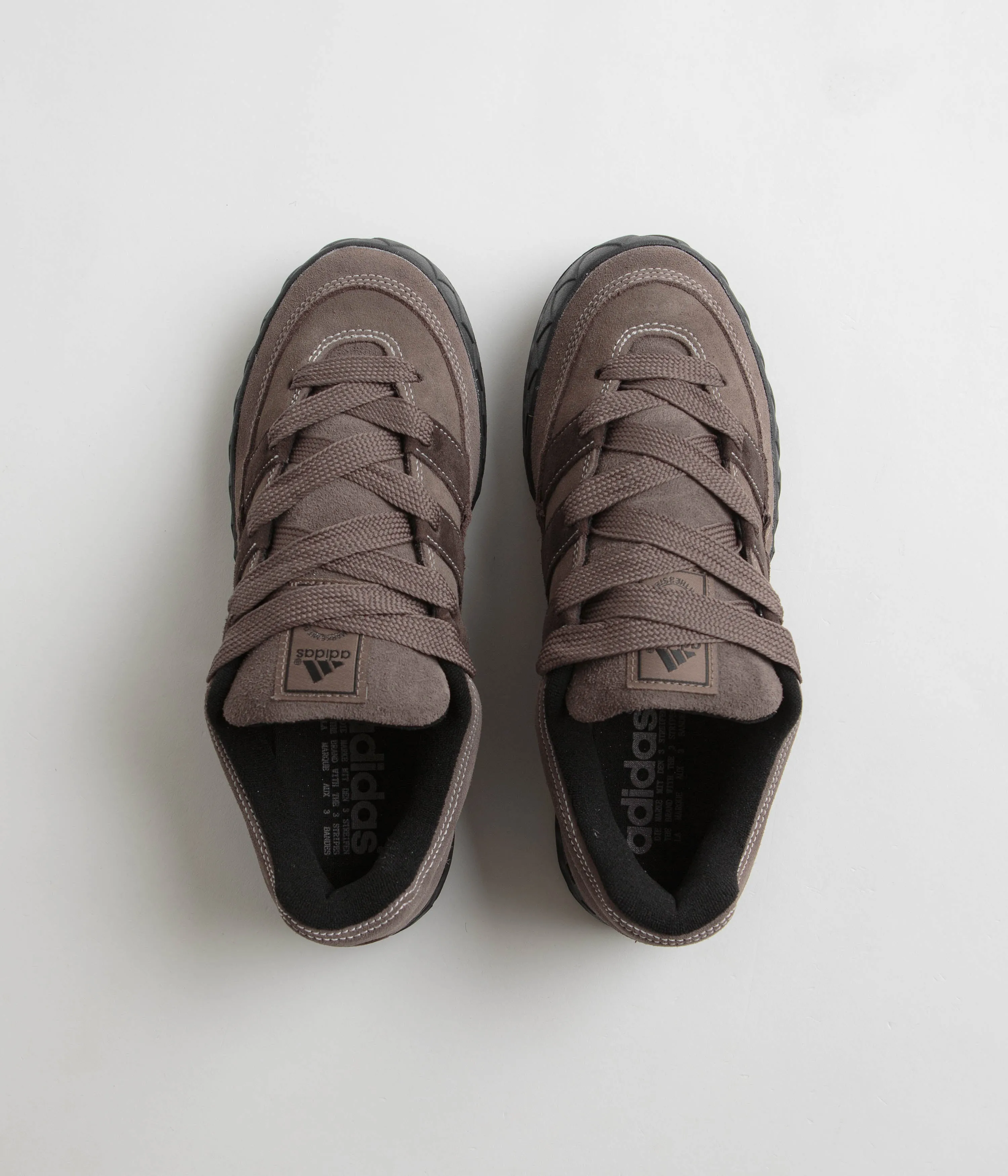 Adidas Adimatic Shoes - Earth Strata / Dark Brown / Crystal White