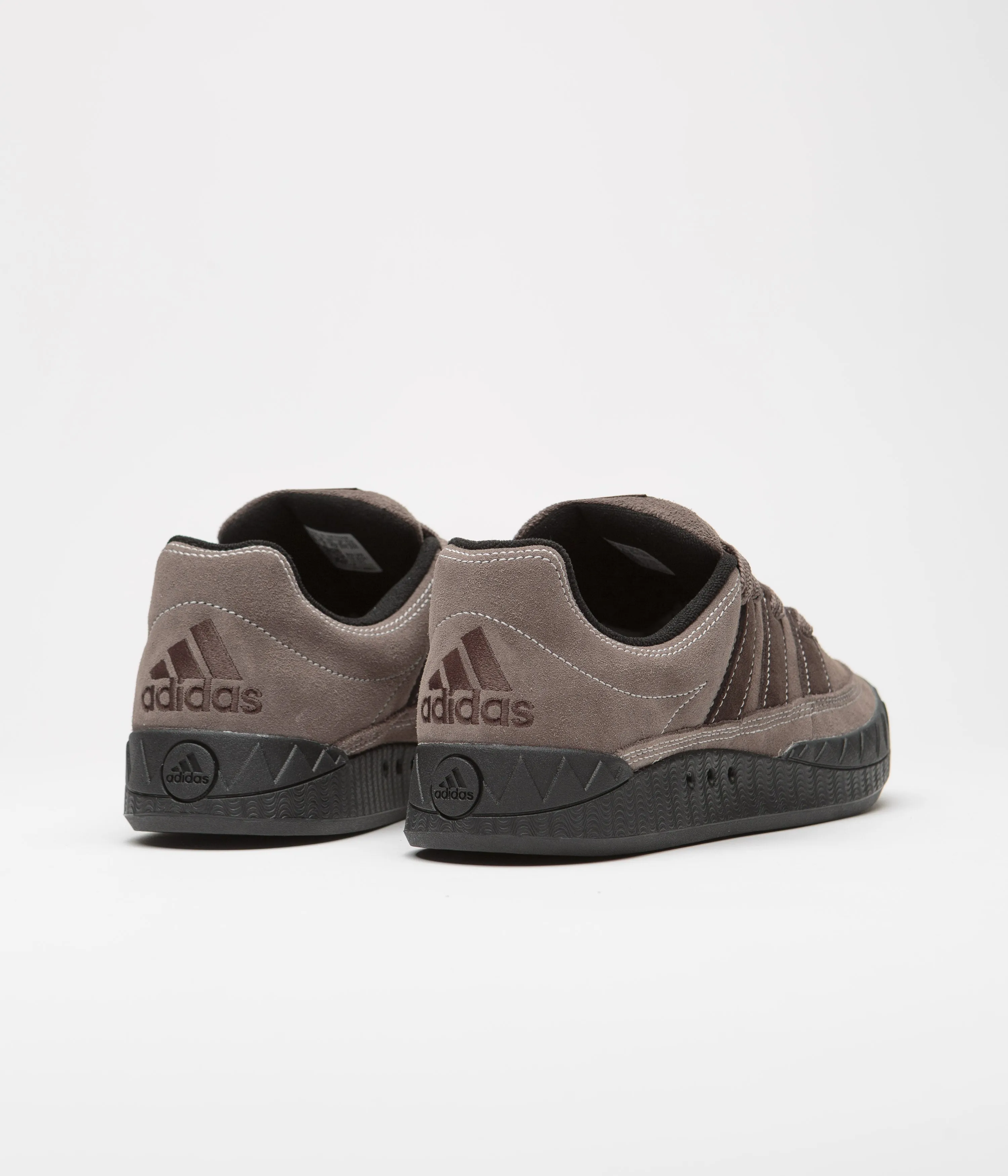 Adidas Adimatic Shoes - Earth Strata / Dark Brown / Crystal White