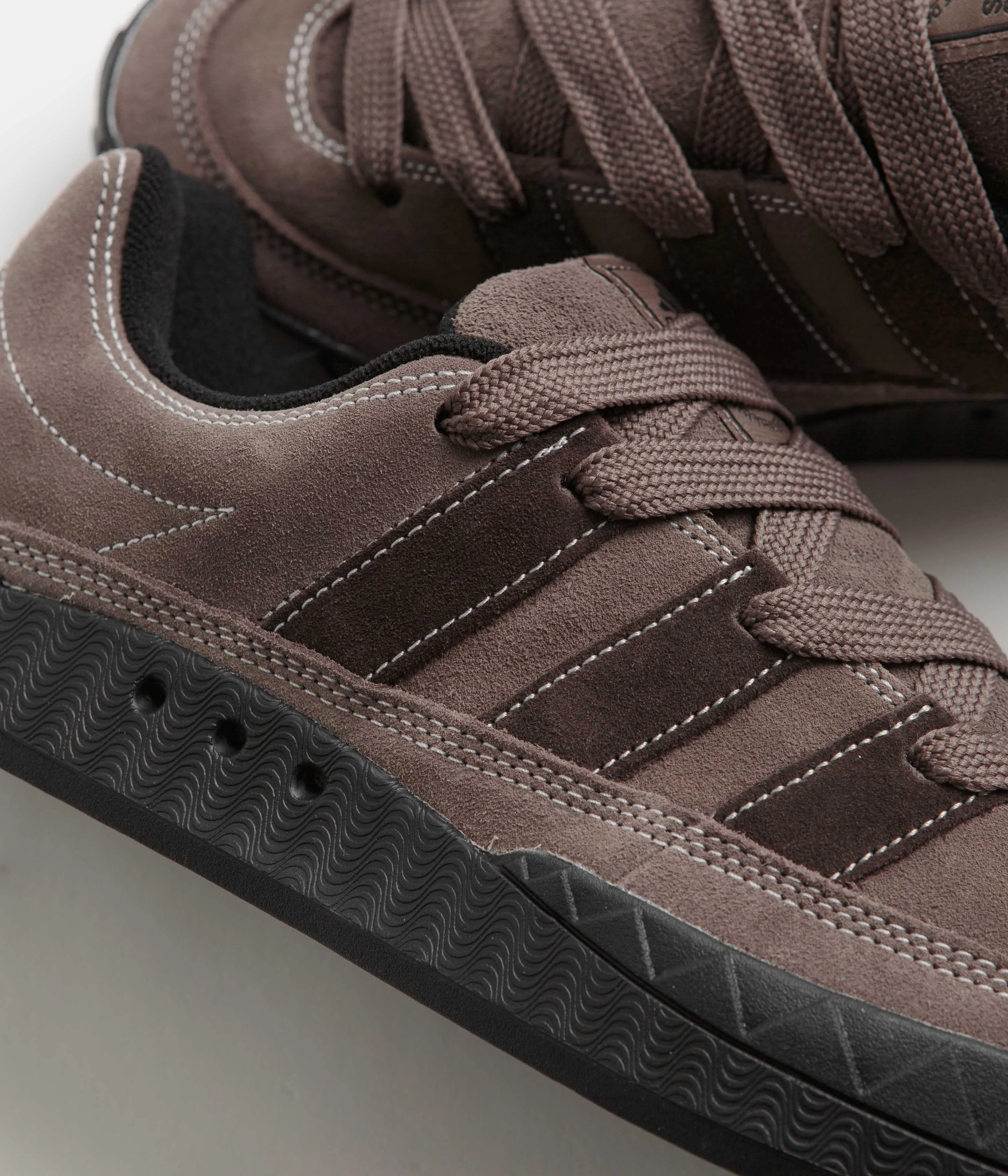 Adidas Adimatic Shoes - Earth Strata / Dark Brown / Crystal White