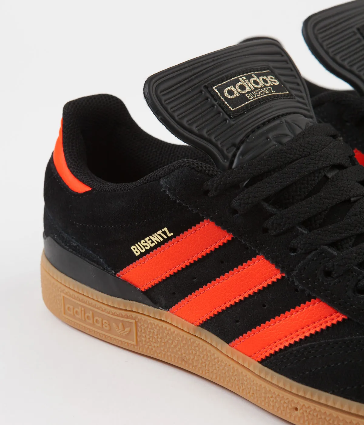 Adidas Busenitz Shoes - Core Black / Solar Red / Gum1