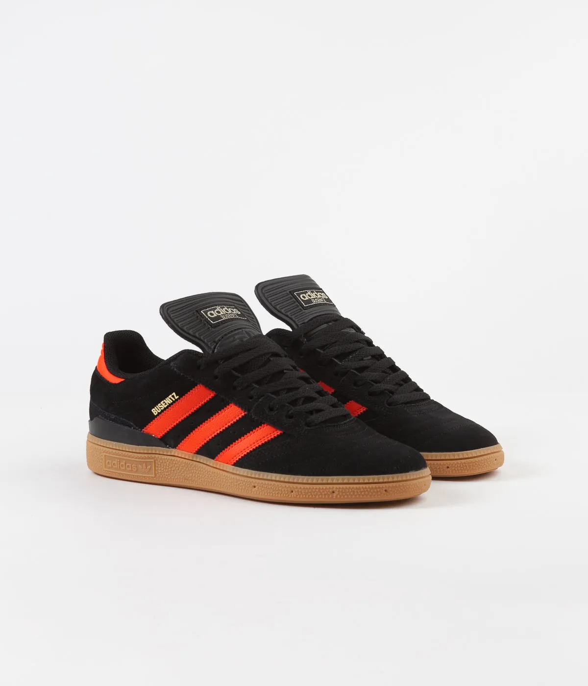 Adidas Busenitz Shoes - Core Black / Solar Red / Gum1