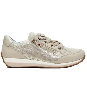 Ara Ladies Osaka Lace Up Zip Side Sneaker