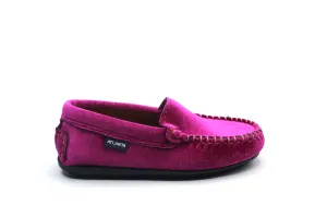 Atlanta Fuschia Velvet Loafer