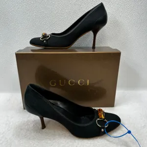 Black Shoes Designer Gucci, Size 8.5