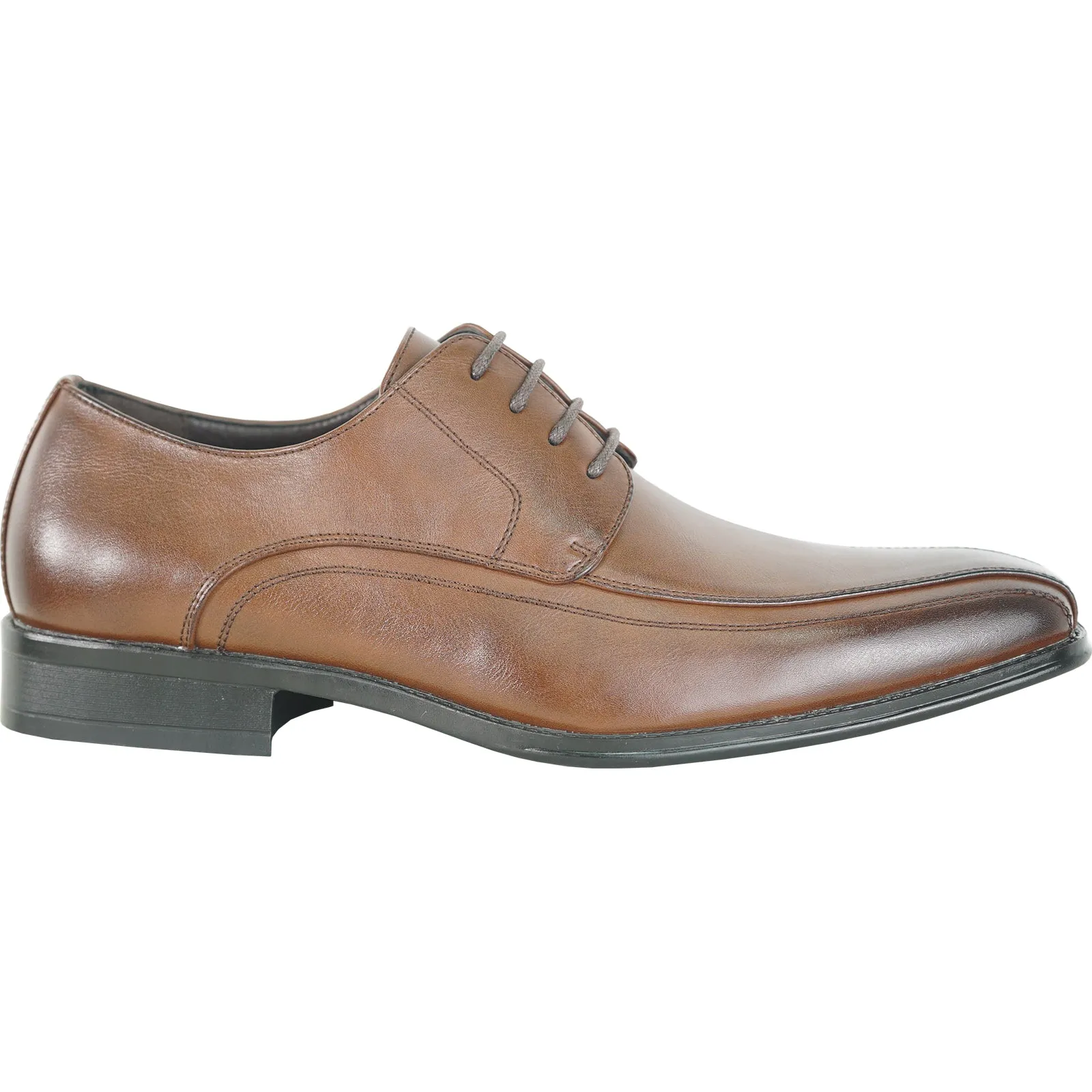 BRAVO Men Dress Shoe MILANO-3 Oxford Shoe Brown