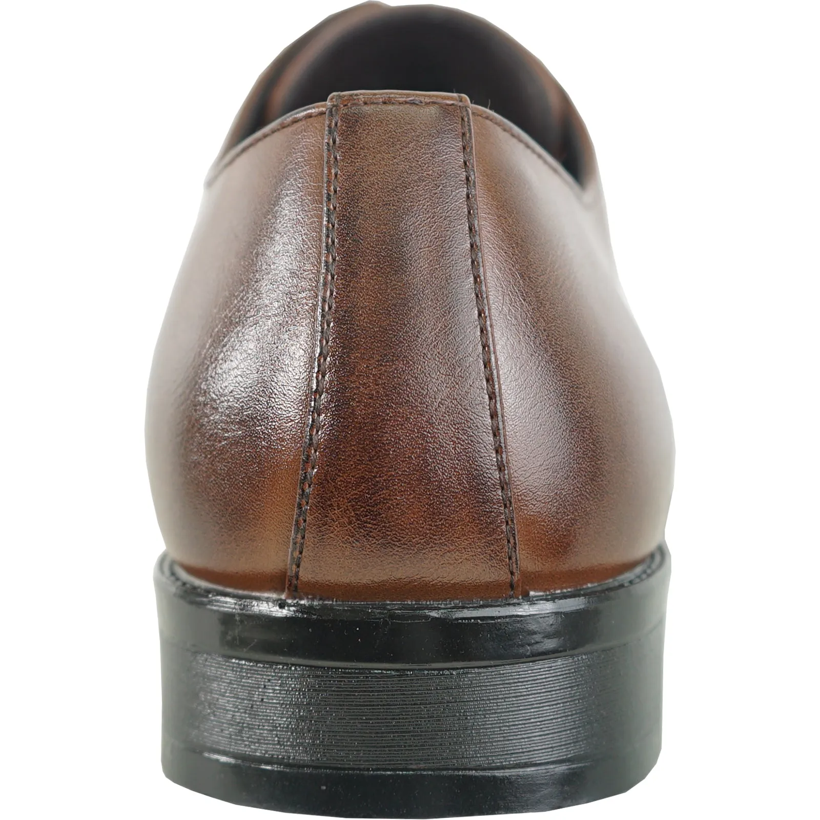 BRAVO Men Dress Shoe MILANO-3 Oxford Shoe Brown