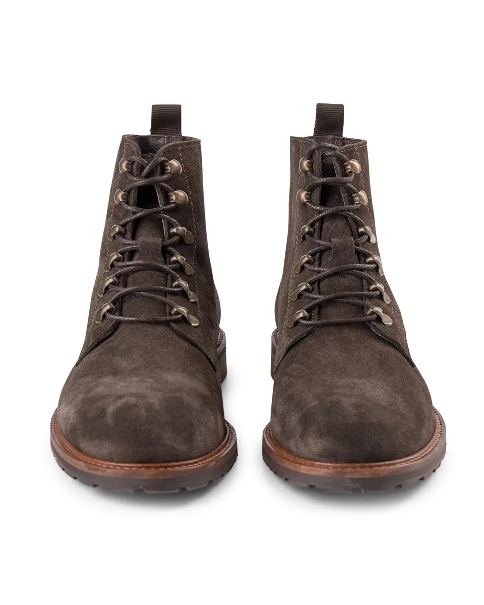 Brigade Suede Boot - BROWN