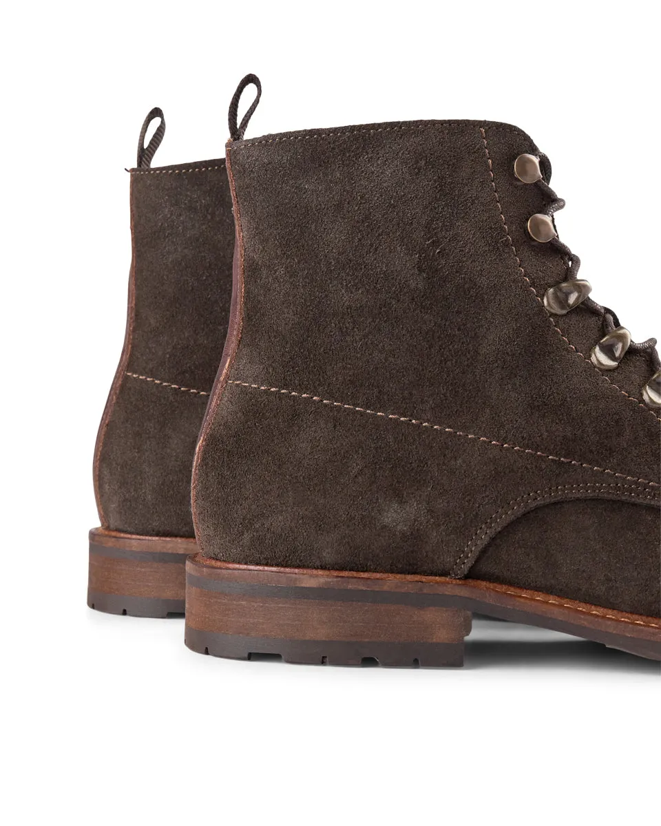 Brigade Suede Boot - BROWN