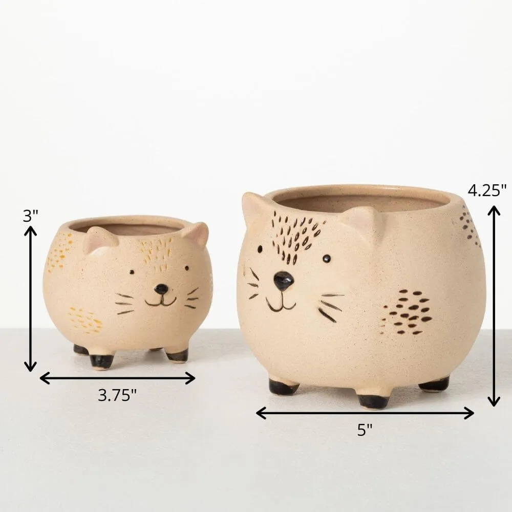 Cat Planters, 2 sizes