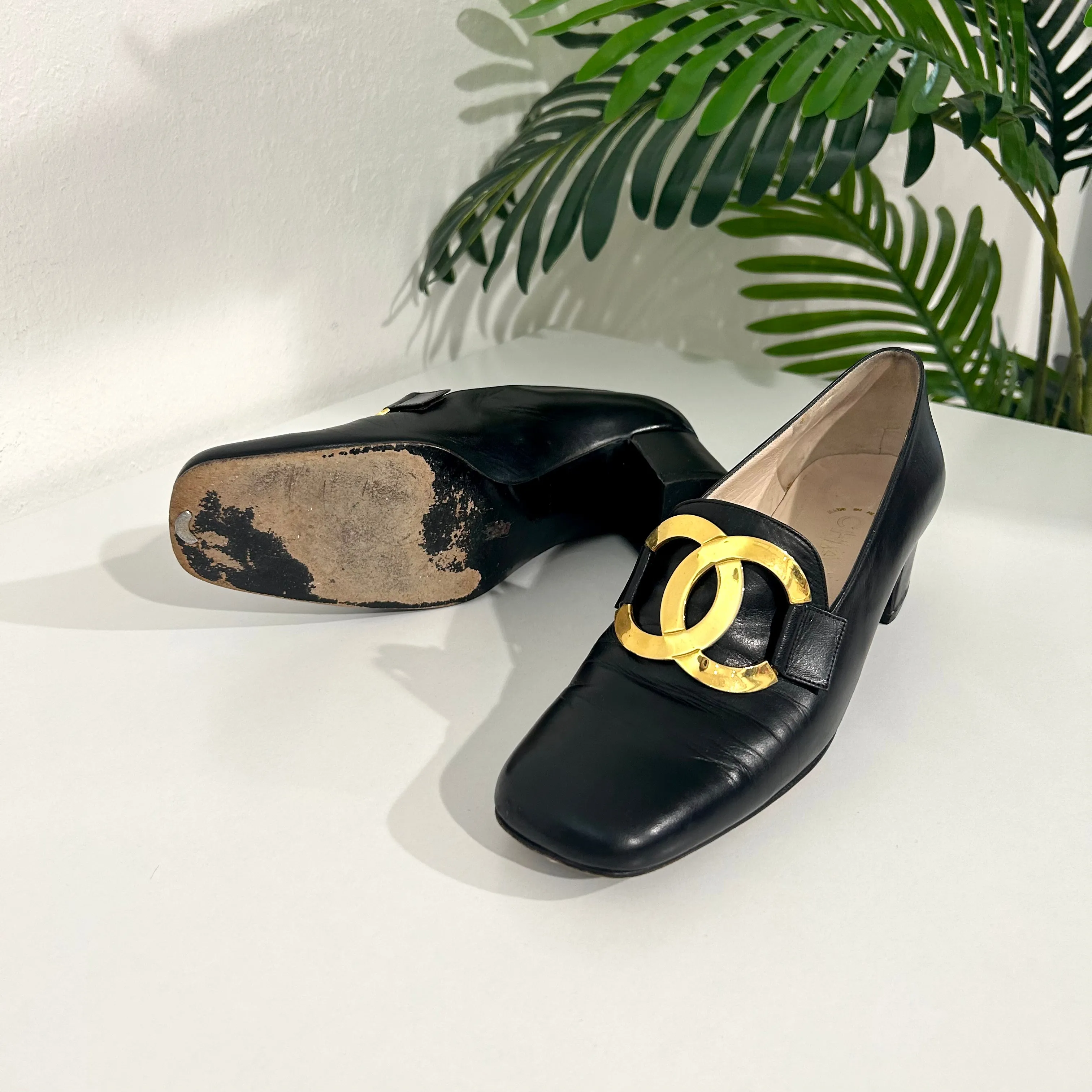 Chanel Jumbo CC Heels