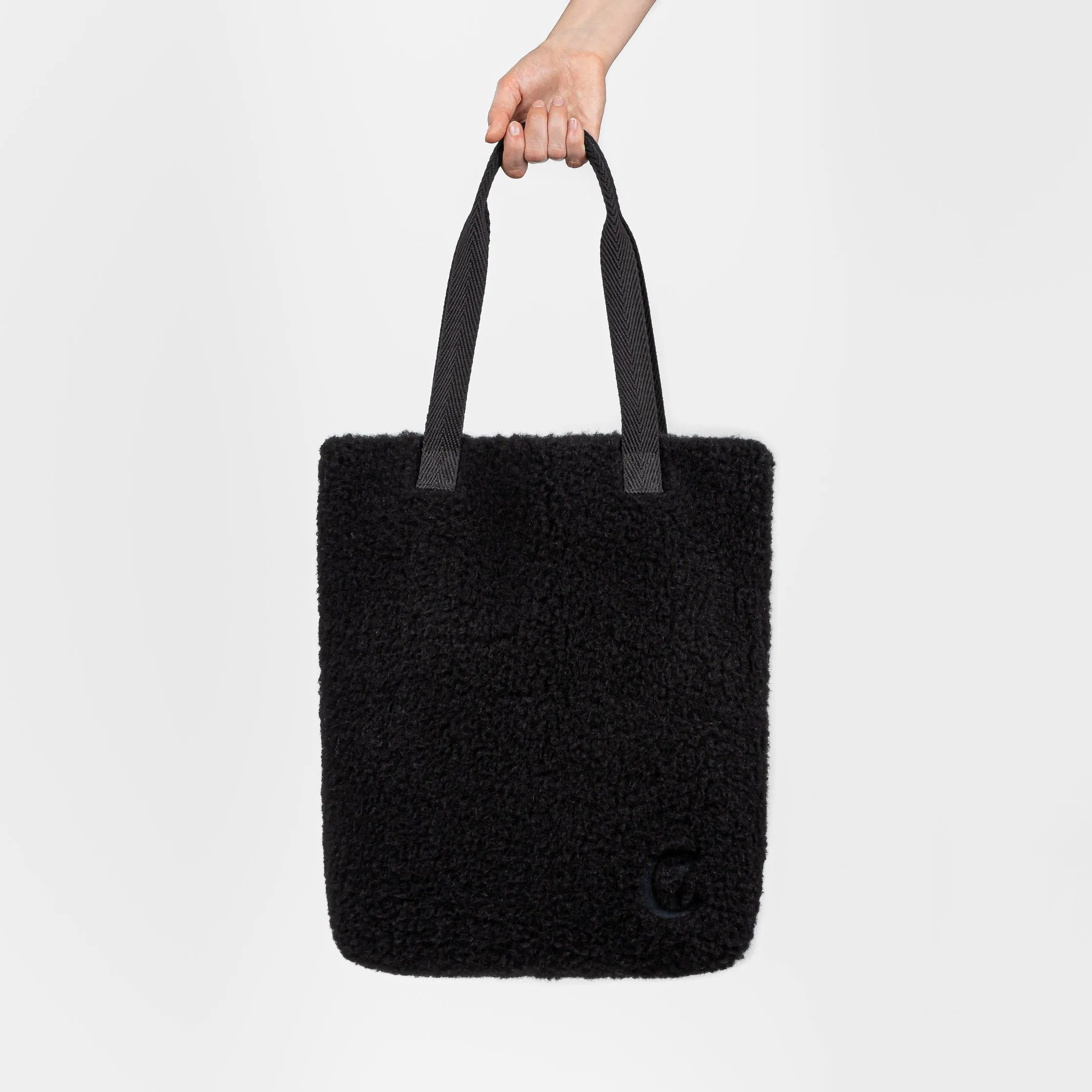 Cloud7: Plush Tote Bag Black