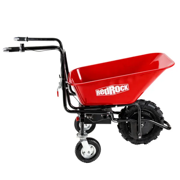 Electric Wheelbarrow with 24v Motor, 330 lb Capacity, Heavy-Duty Tires