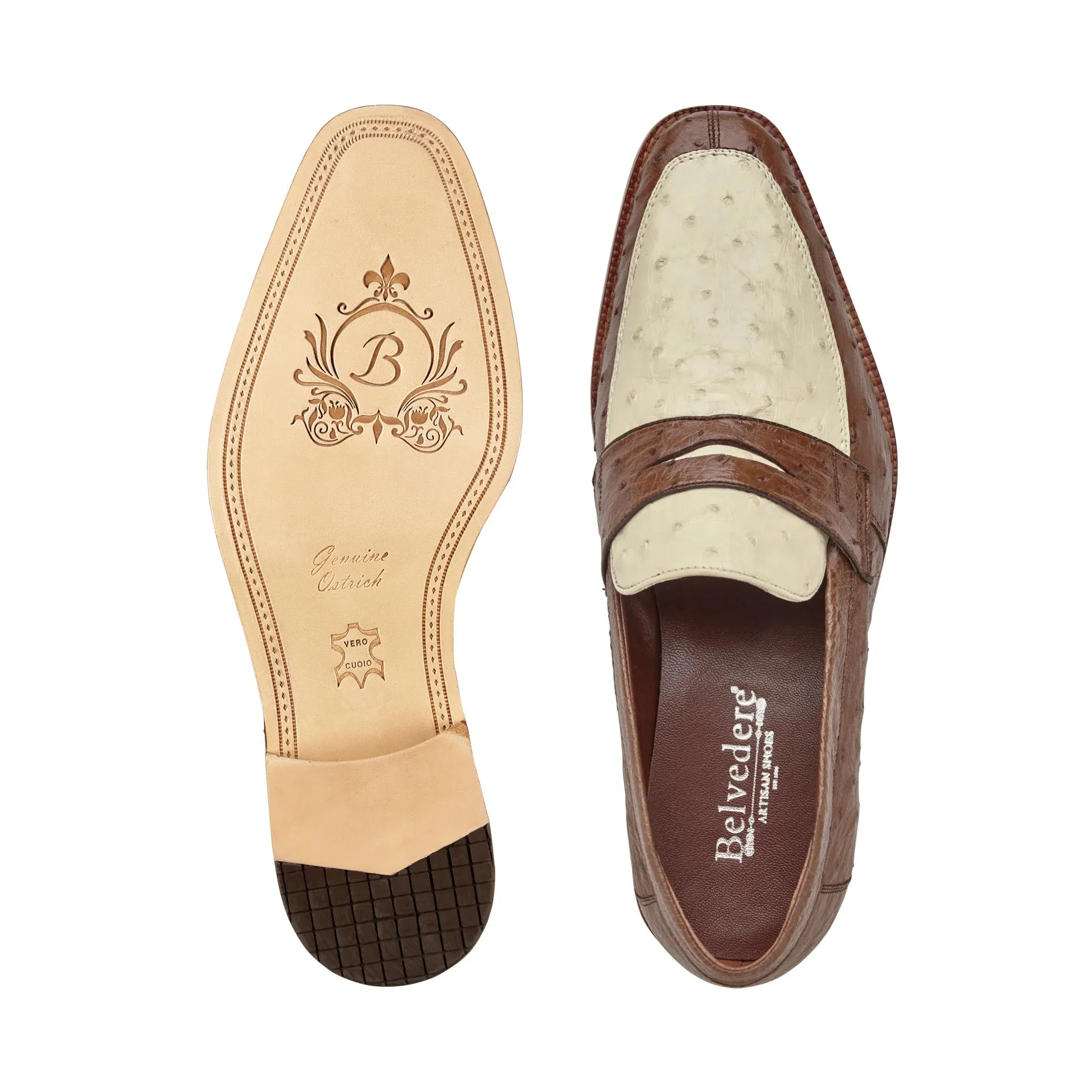 Espada Ostrich Loafer by Belvedere