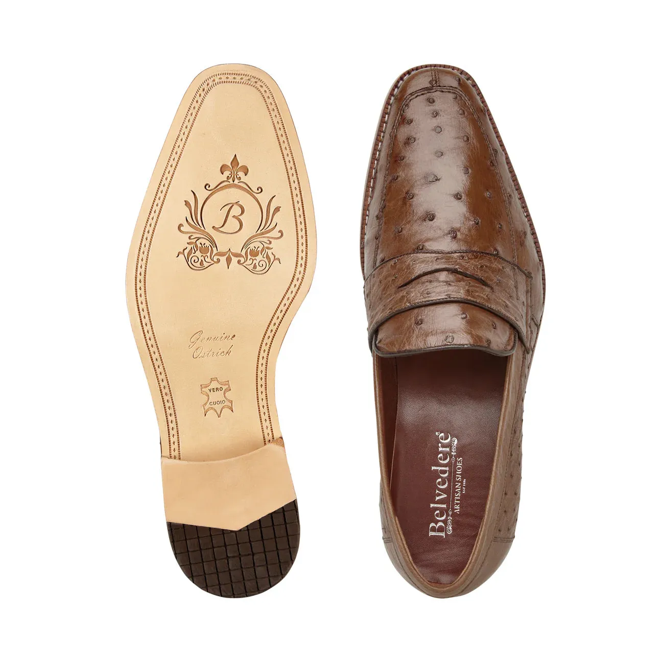 Espada Ostrich Loafer by Belvedere