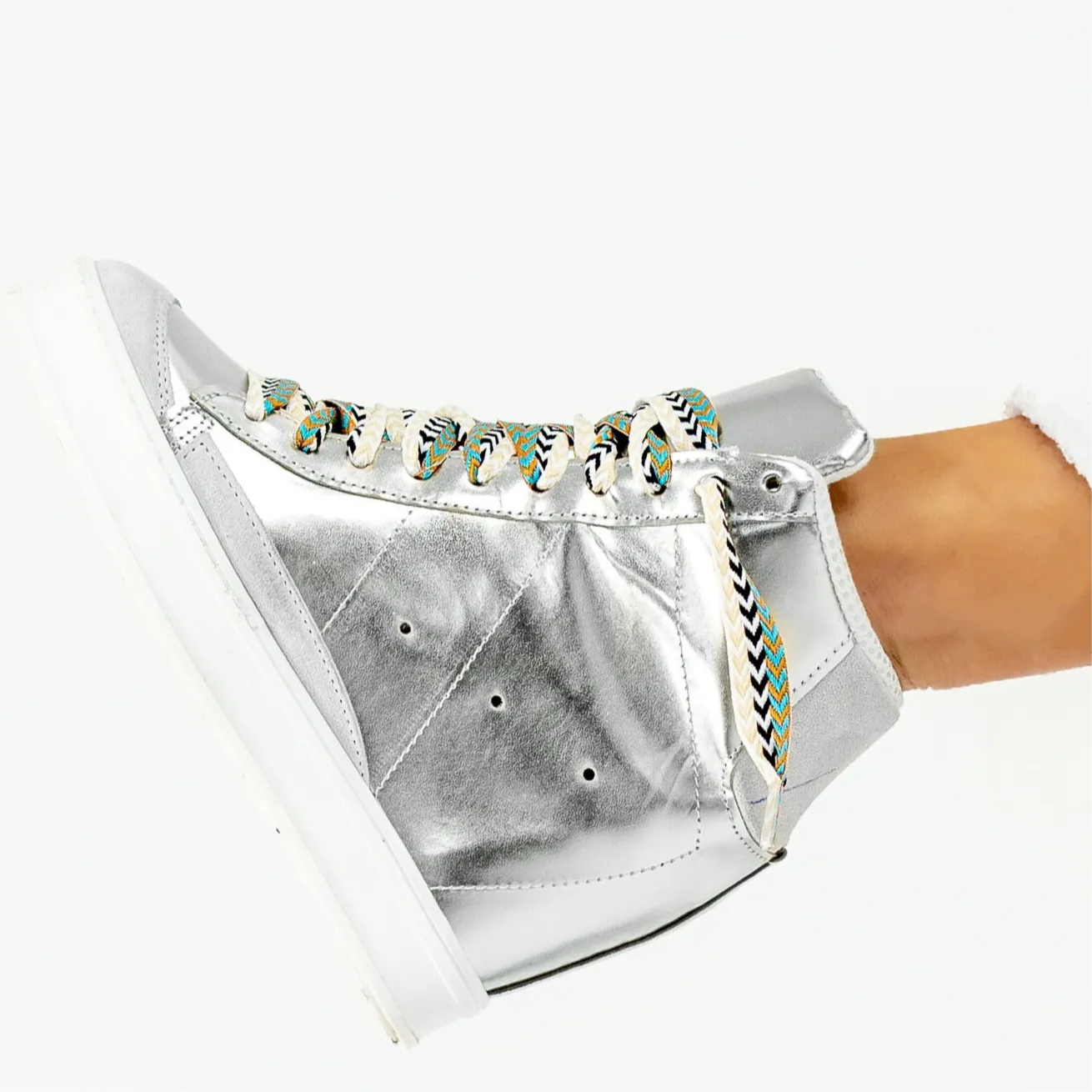 Fearless 2.0 Argent Wedge Sneaker