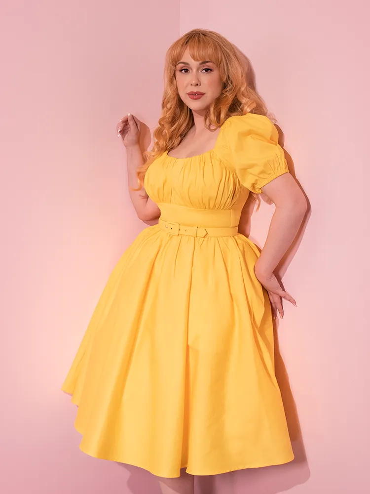 FINAL SALE - Lakeland Dress in Yellow - Vixen by Micheline Pitt