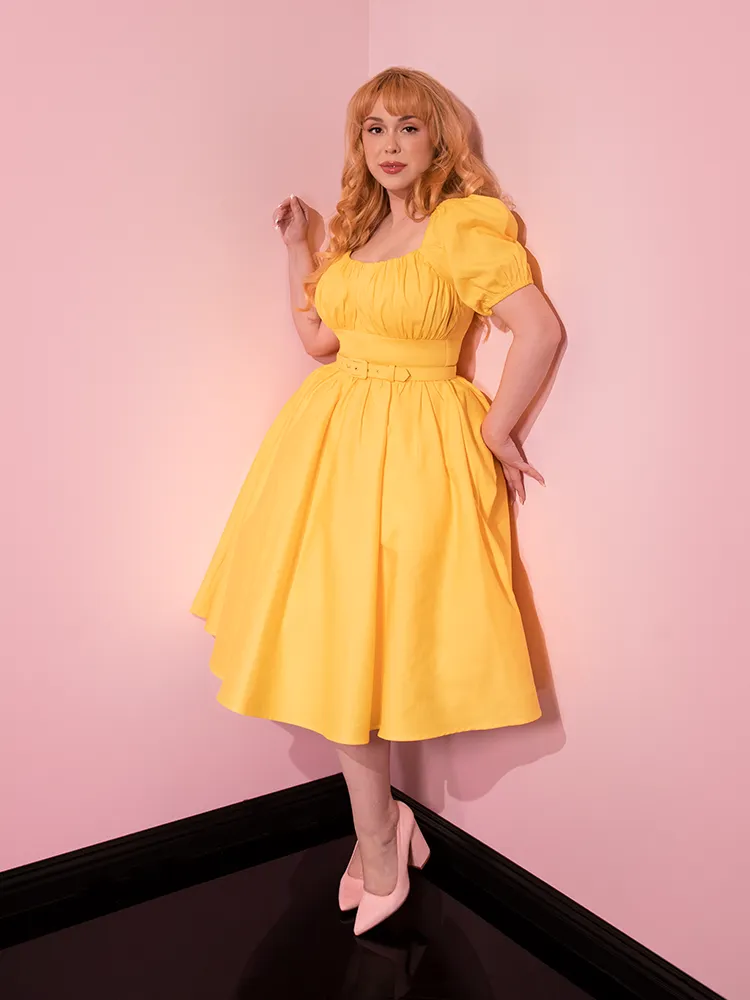 FINAL SALE - Lakeland Dress in Yellow - Vixen by Micheline Pitt