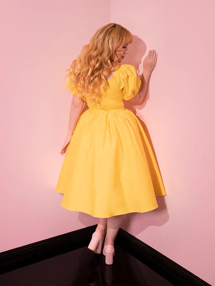 FINAL SALE - Lakeland Dress in Yellow - Vixen by Micheline Pitt