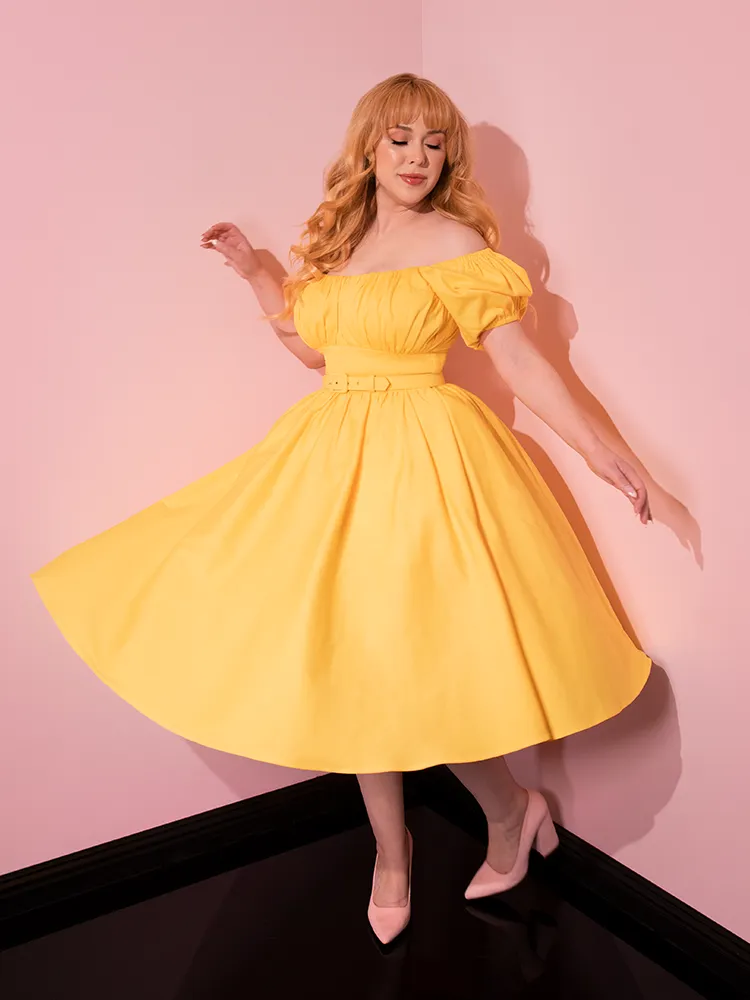 FINAL SALE - Lakeland Dress in Yellow - Vixen by Micheline Pitt