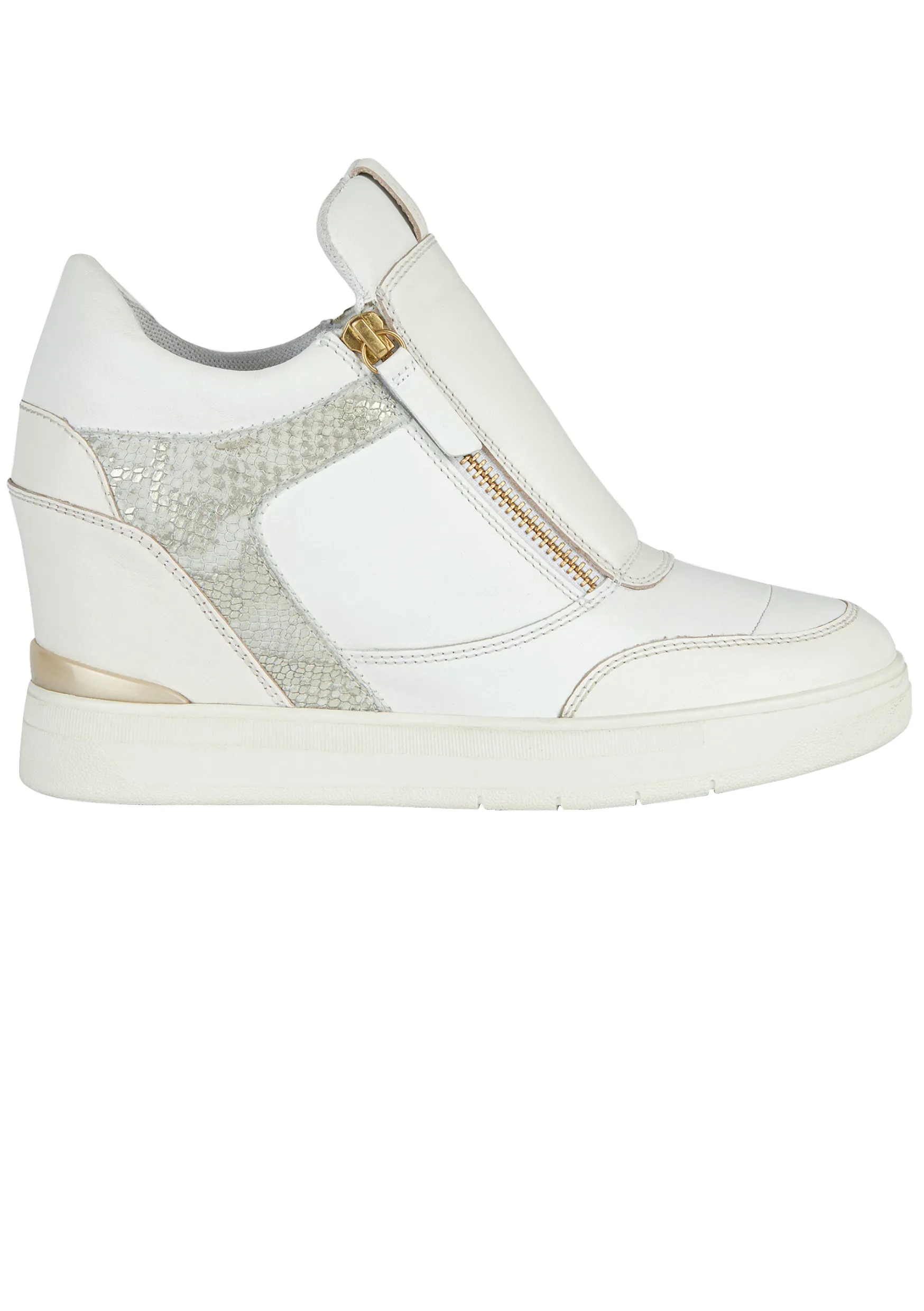 Geox Maurica Ladies Zip Side Wedge Sneaker