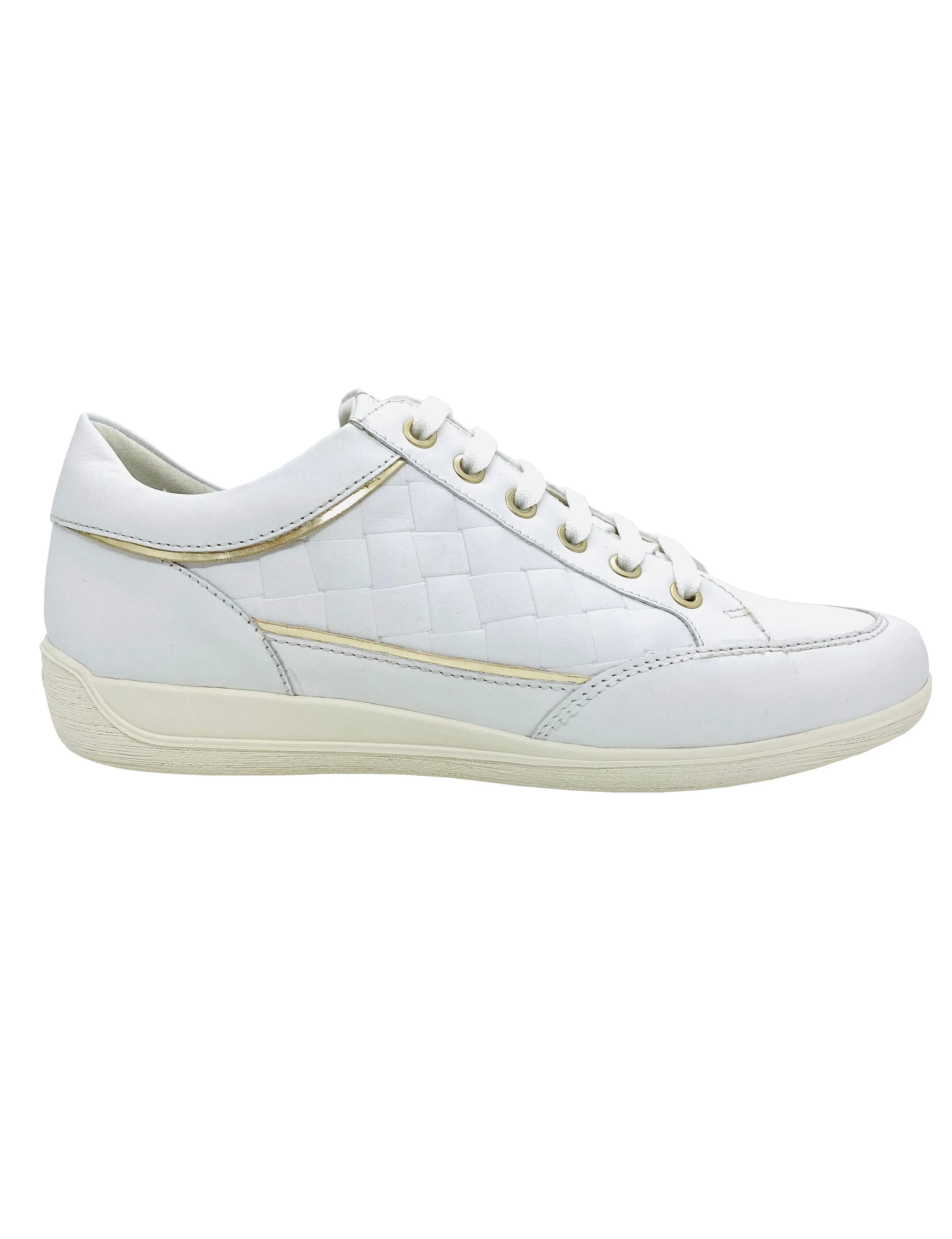 Geox Myria Ladies Quilted Side Sneaker