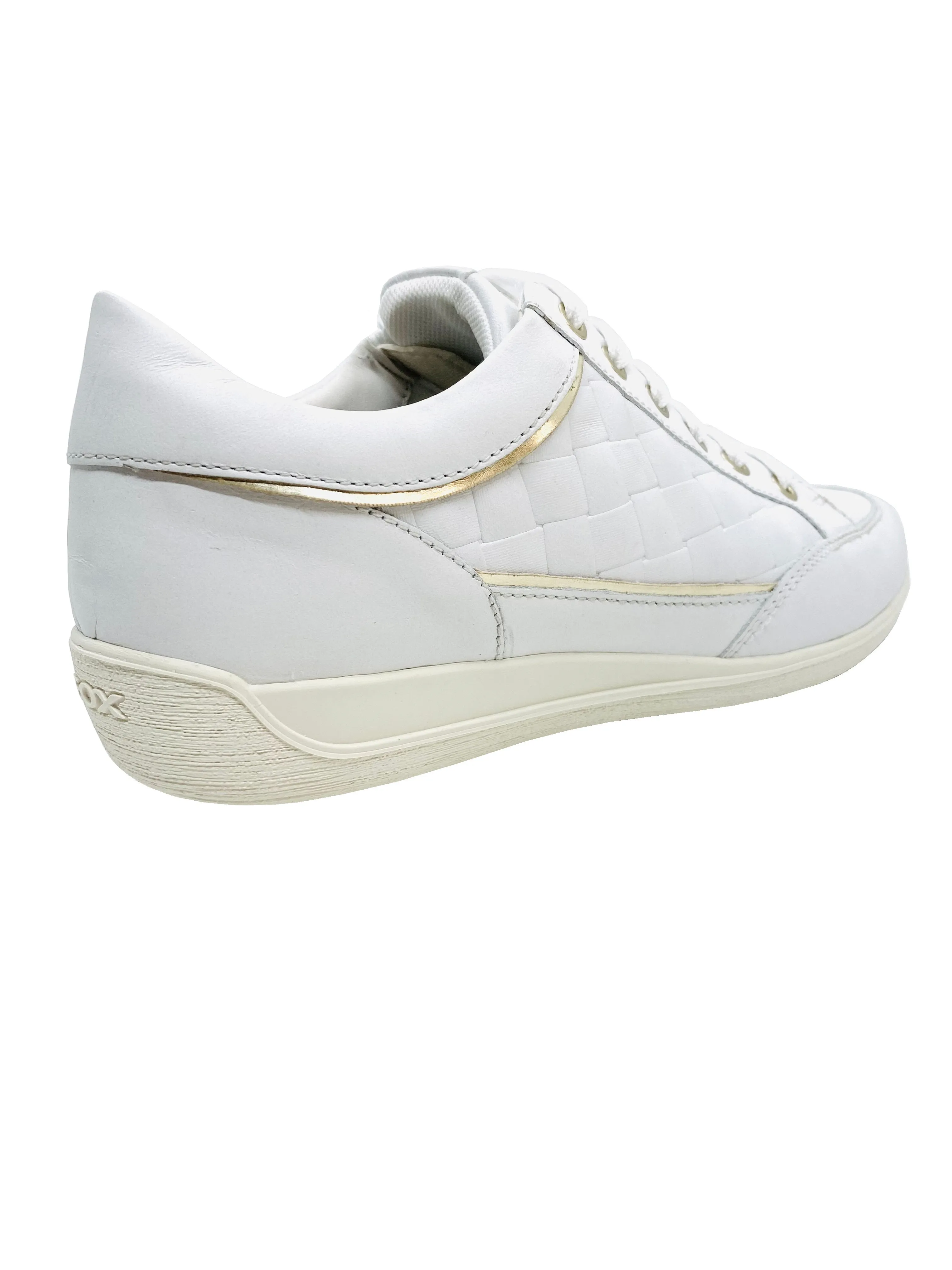 Geox Myria Ladies Quilted Side Sneaker