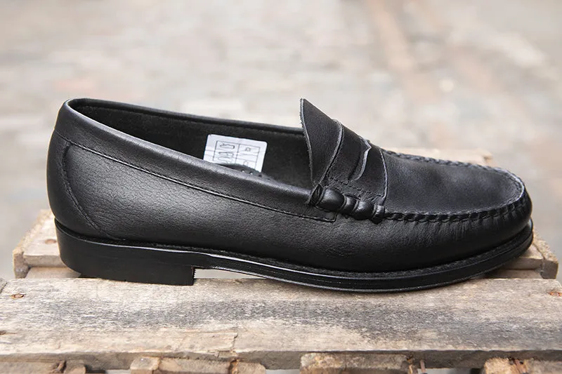 G.H.Bass Weejuns Larson Penny Loafer - Black Soft Leather