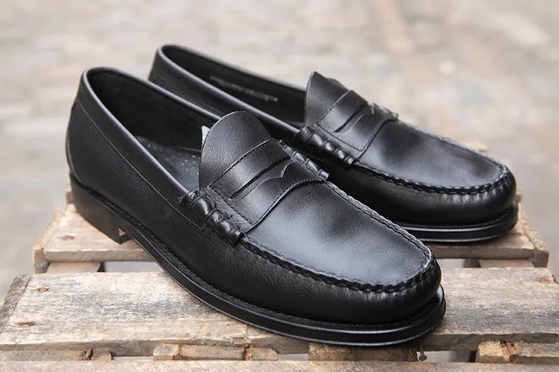 G.H.Bass Weejuns Larson Penny Loafer - Black Soft Leather