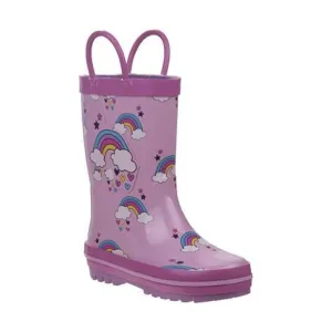 Girls Rainbows Rain Boot