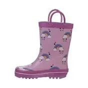 Girls Rainbows Rain Boot