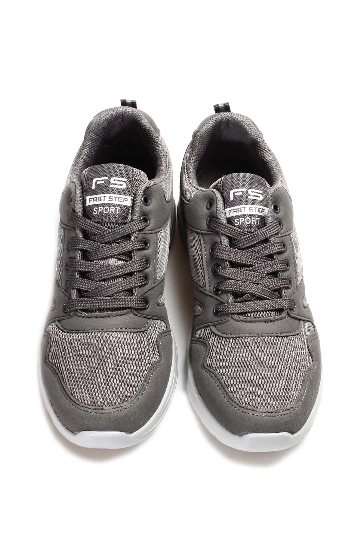 Grey Mesh Running Sneakers Wessi