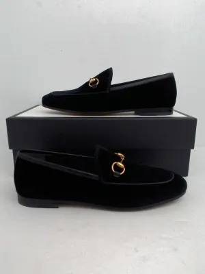 Gucci Women's Soft Velvet Malaga Kid Black Size 36 - 39