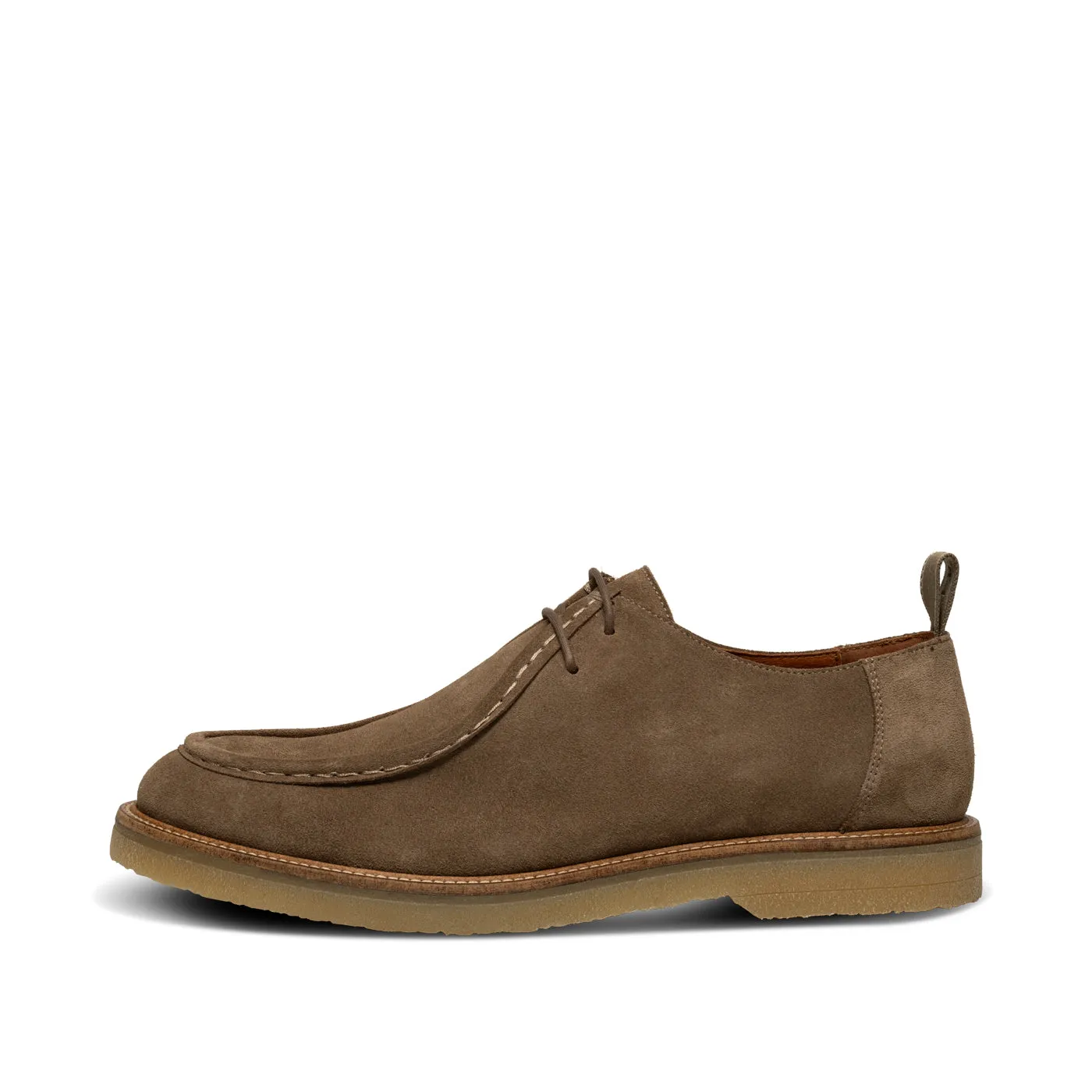 Kip wallabee suede water repellent - TAUPE