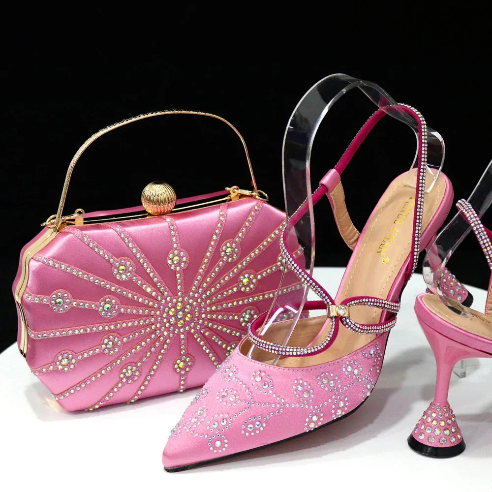 Latest Italian Designer Shoes and Bags Matching Set