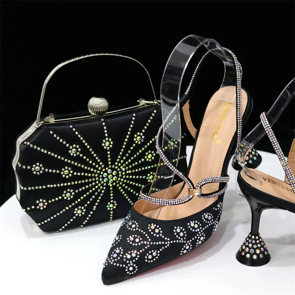 Latest Italian Designer Shoes and Bags Matching Set