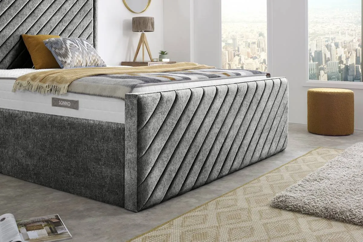 Oxford Upholstered Ottoman Bed