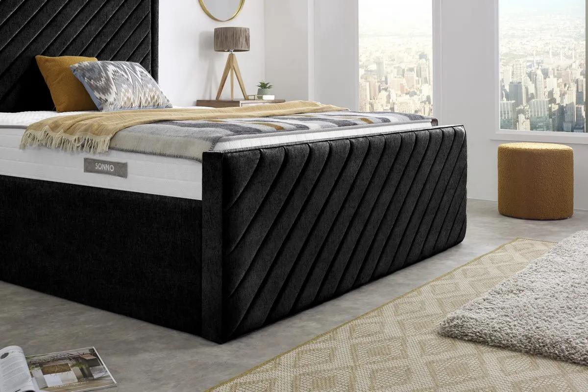 Oxford Upholstered Ottoman Bed