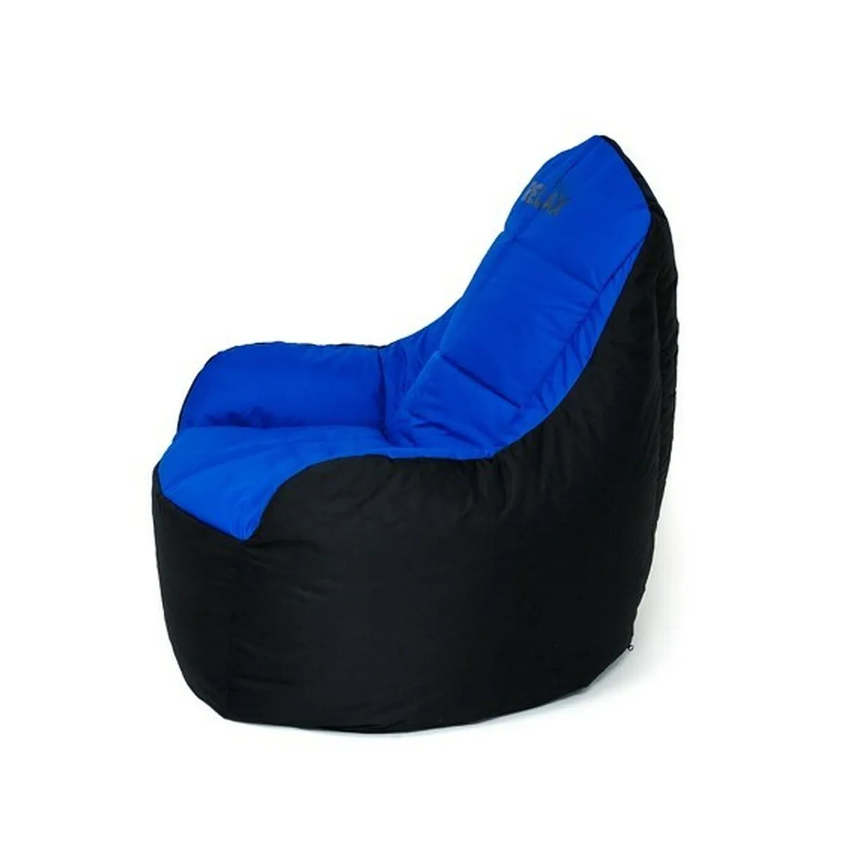 Pouffe GO GIFT Blue Black Oxford tejido antidesgarros