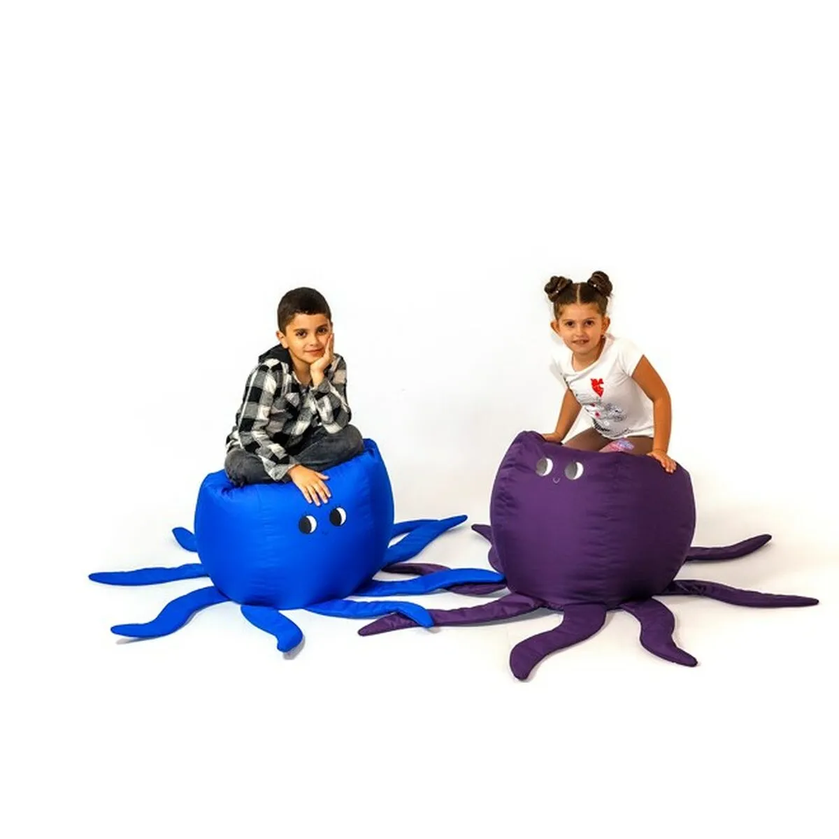 Pouffe GO GIFT Purple Oxford Octopus