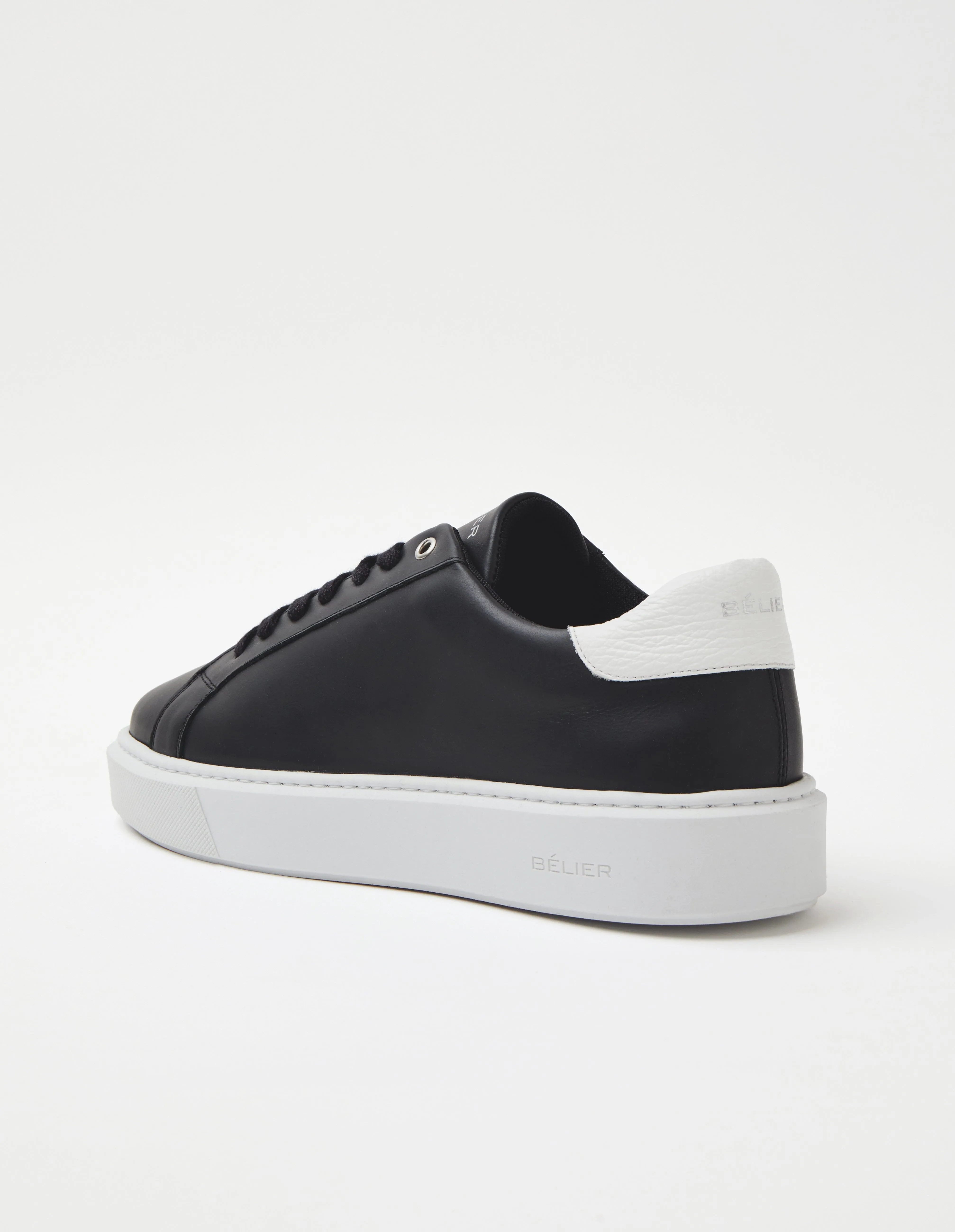 Premium Leather Cupsole Black/White