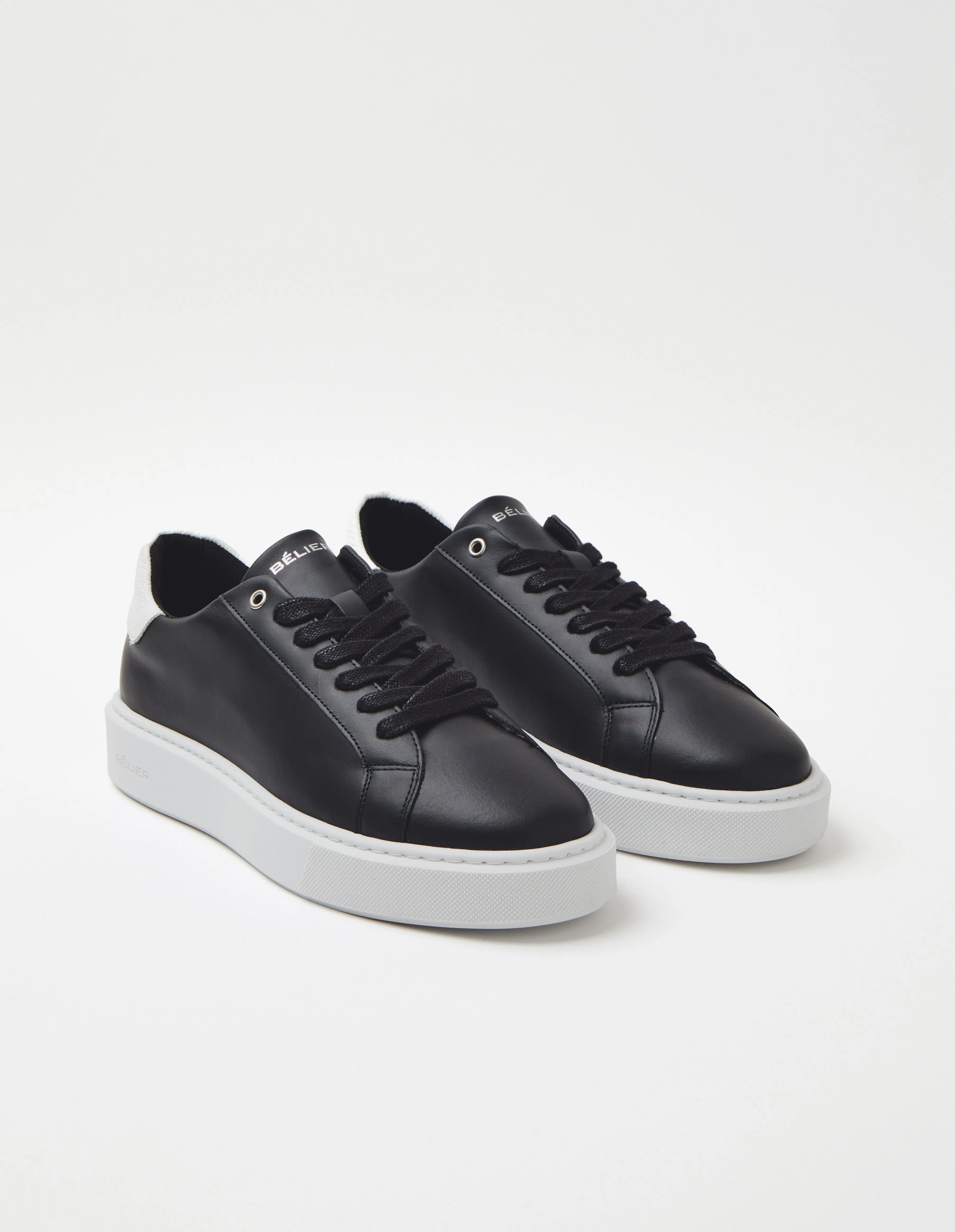 Premium Leather Cupsole Black/White