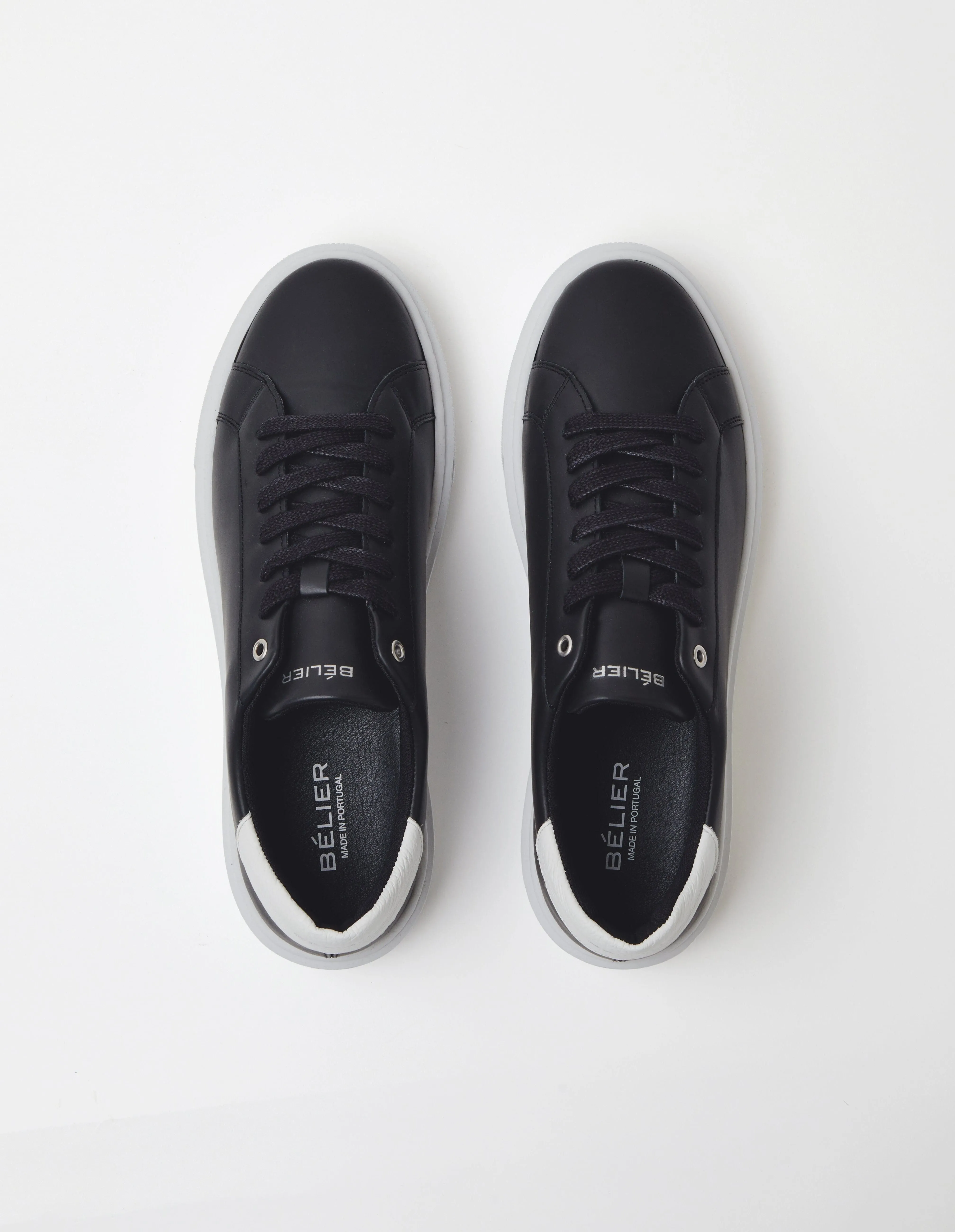 Premium Leather Cupsole Black/White