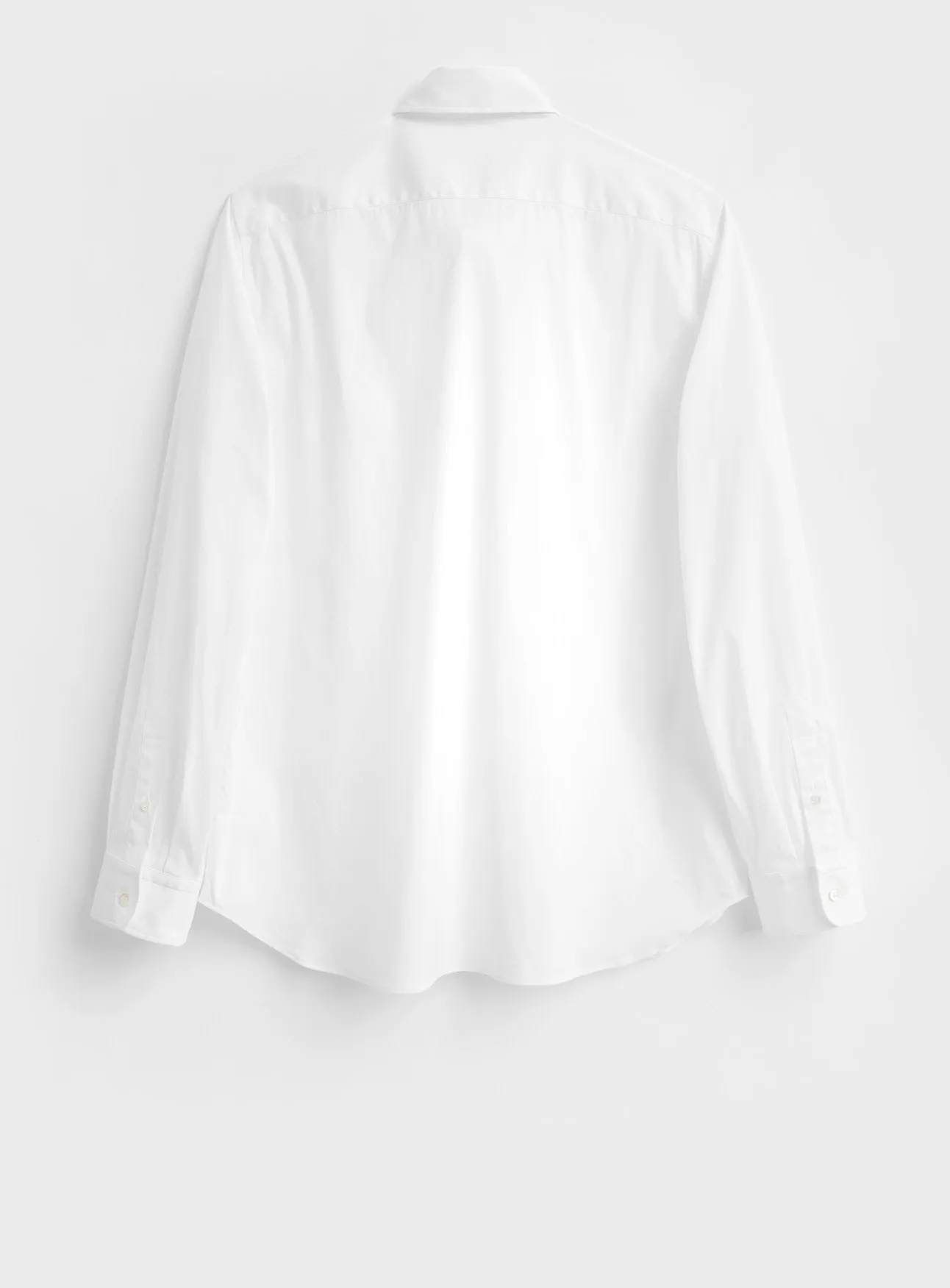 Recycled Italian | White Oxford Modern Button-down Popover Shirt