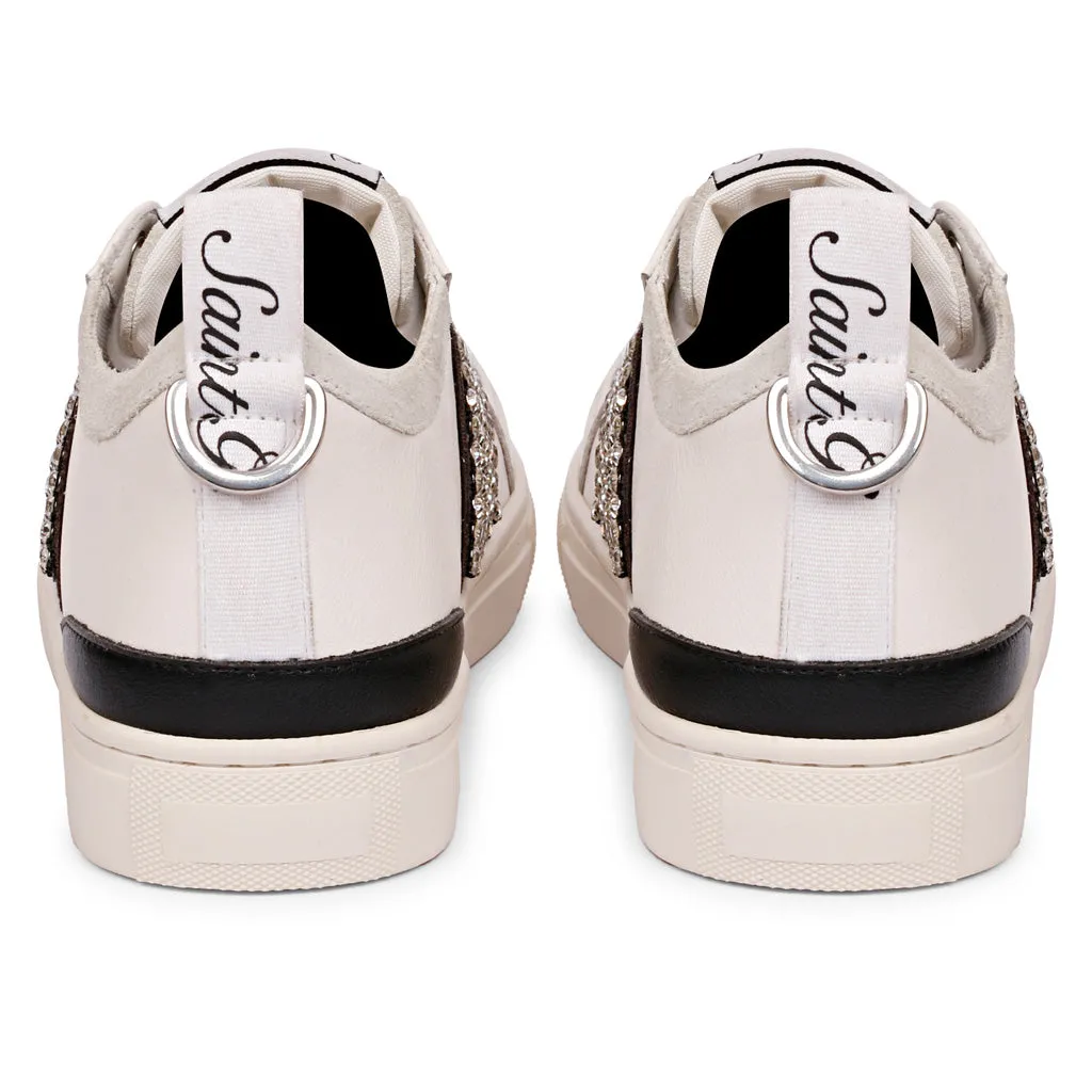 Saint Janet Off White Leather Sneakers