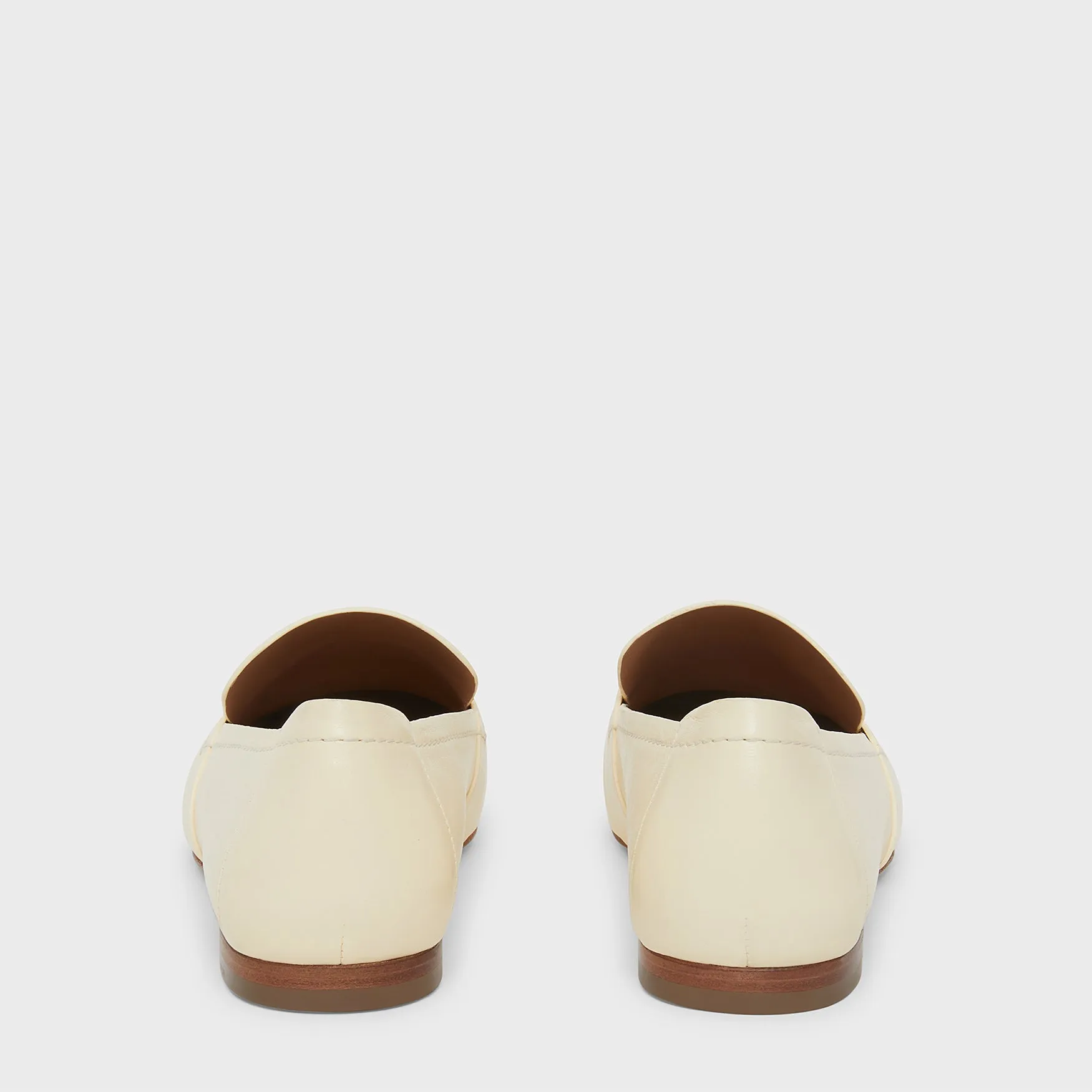 Square Toe Loafer - Crema