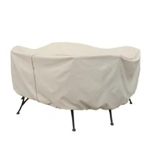 Treasure Garden Protective Furniture Cover - 48" Round Table And Chairs W/4 Ties, Velcro Closure, Elastic & Spring Cinch Lock