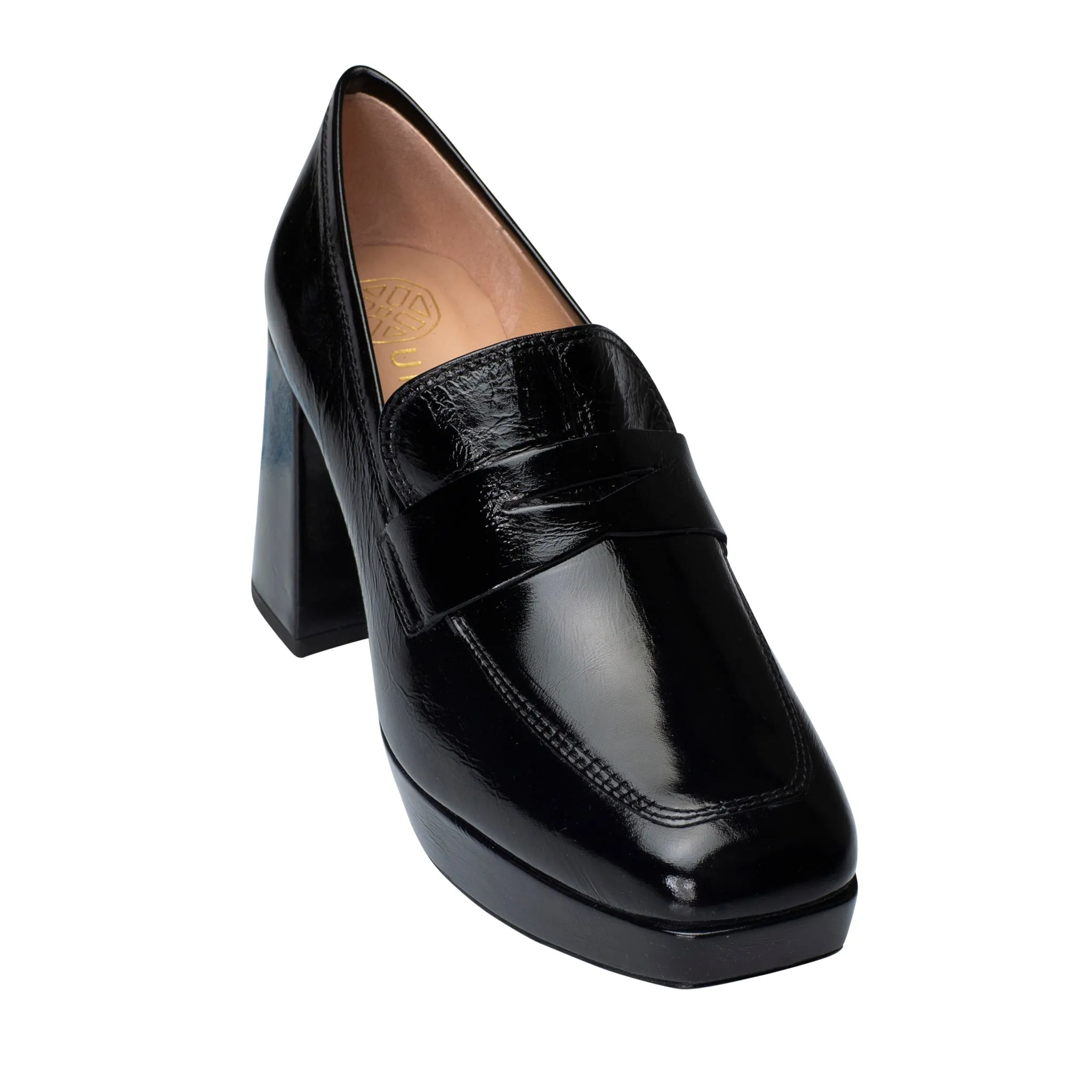 Unisa Loafer with Heel and Platform