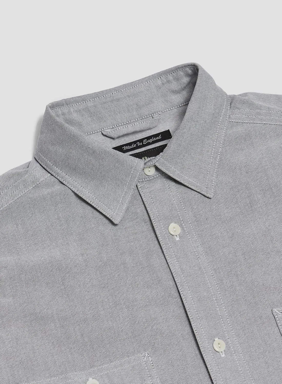 Utility Oxford Work Shirt in Grey